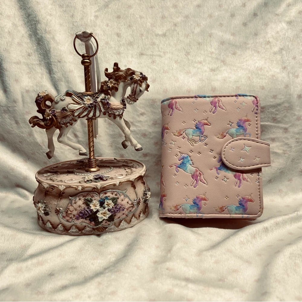 Woman’s Wallet Small : Unicorn Pink